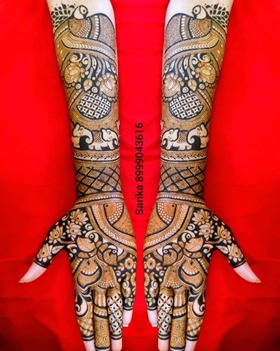 Heavy Mehndi Design